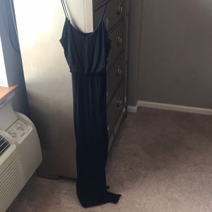 Long comfy black dress